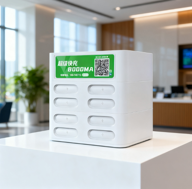 8 slot desktop shared power bank station.png 8 slot desktop shared power bank station.png