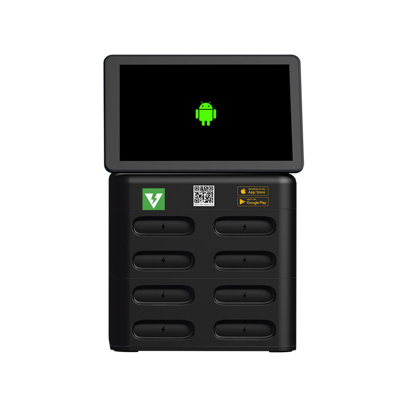 Power Bank Station with screen 8 slots