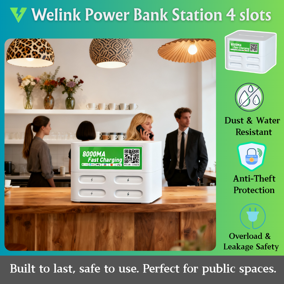 Power Bank Station 4 slots