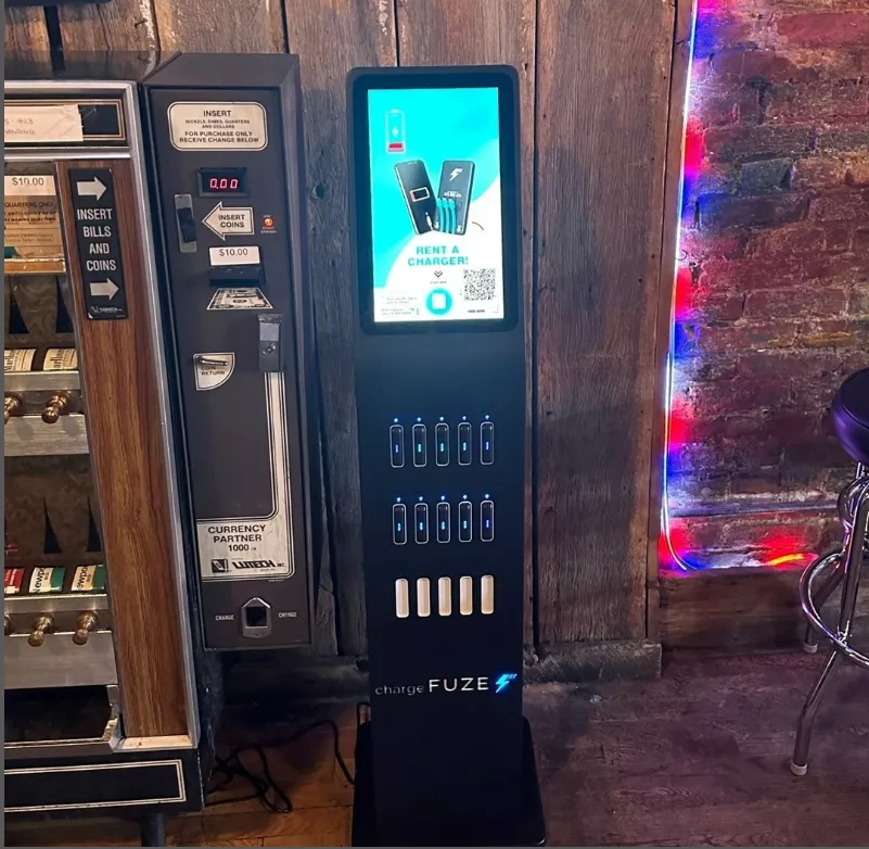 shared power bank station in cooperation