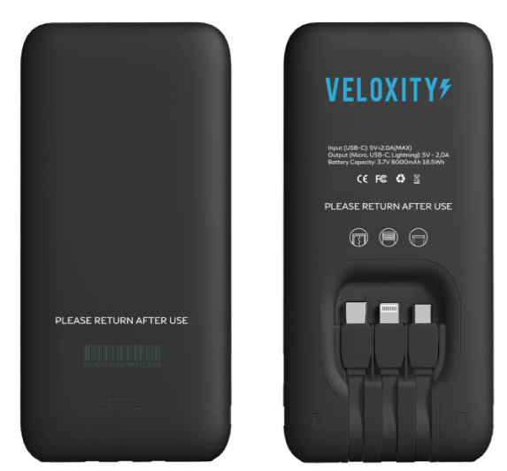 Power Bank Logo 5（balck）